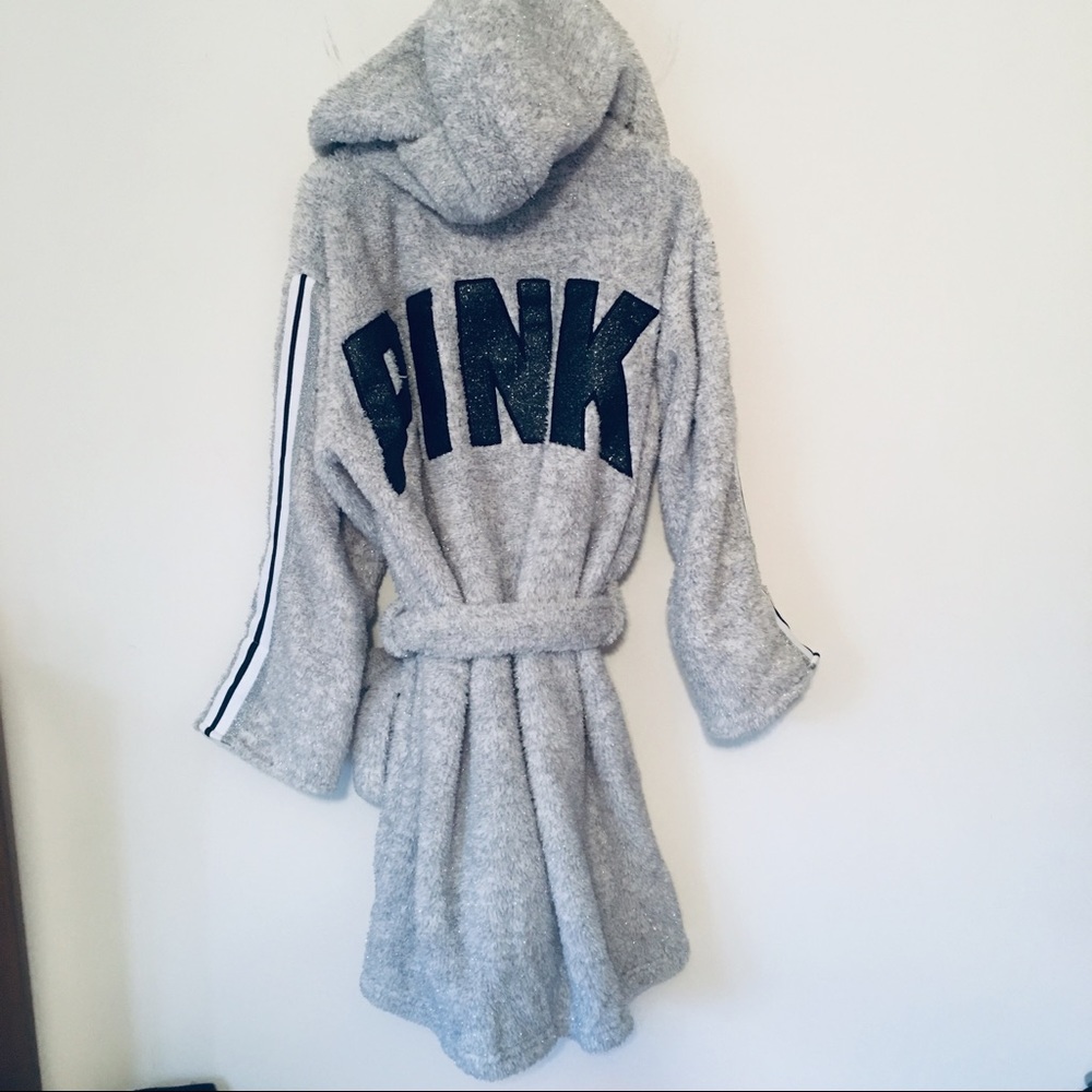 VS Pink Fuzzy Robe